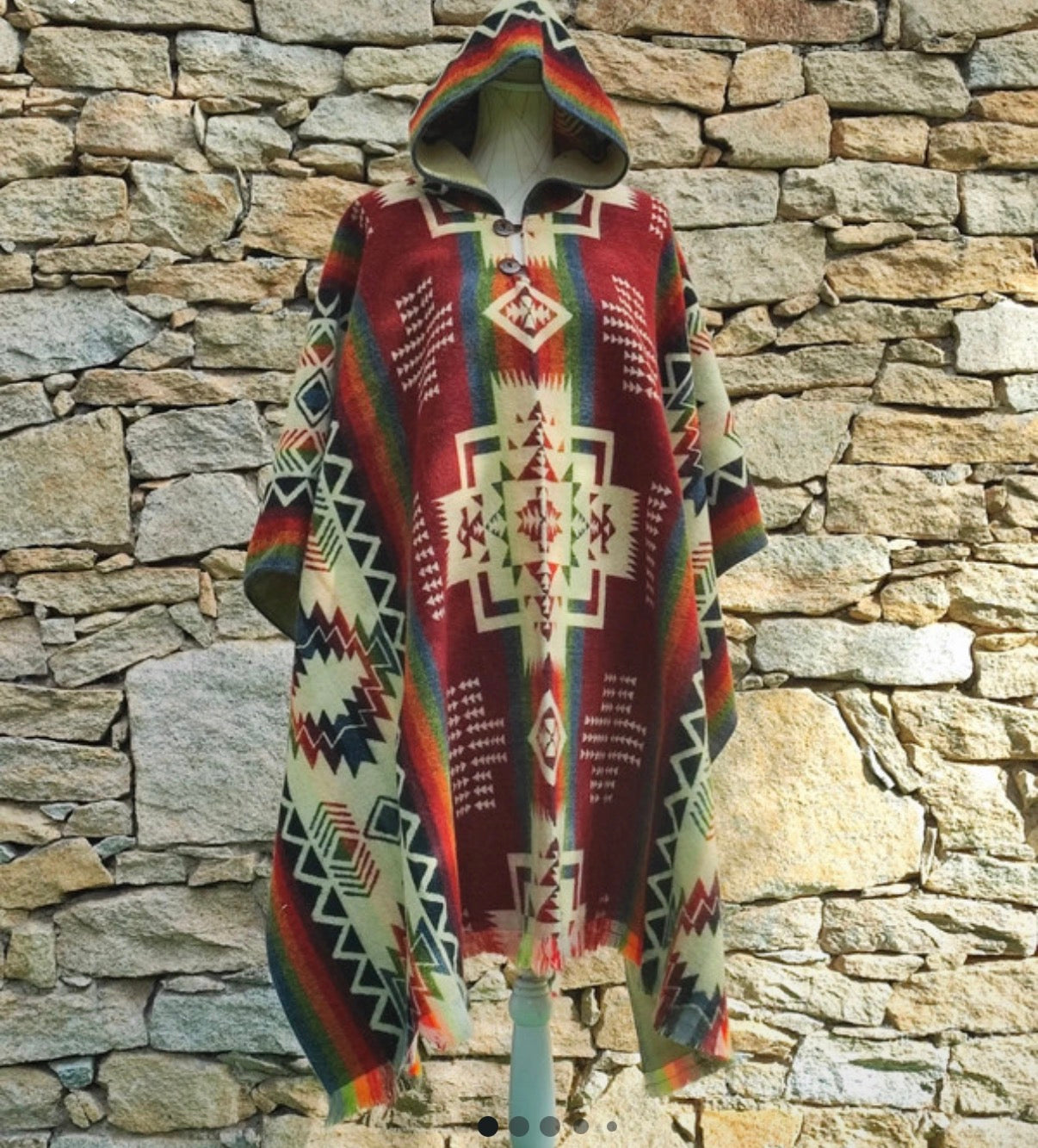Alpaca wool Poncho