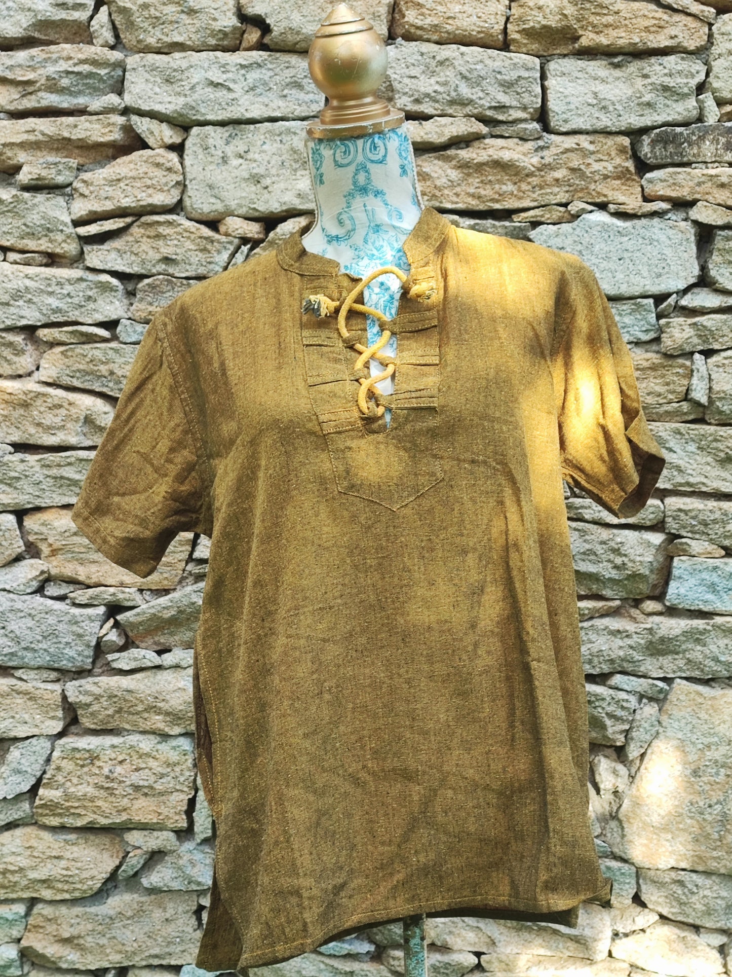 Short sleeve cotton shirt M