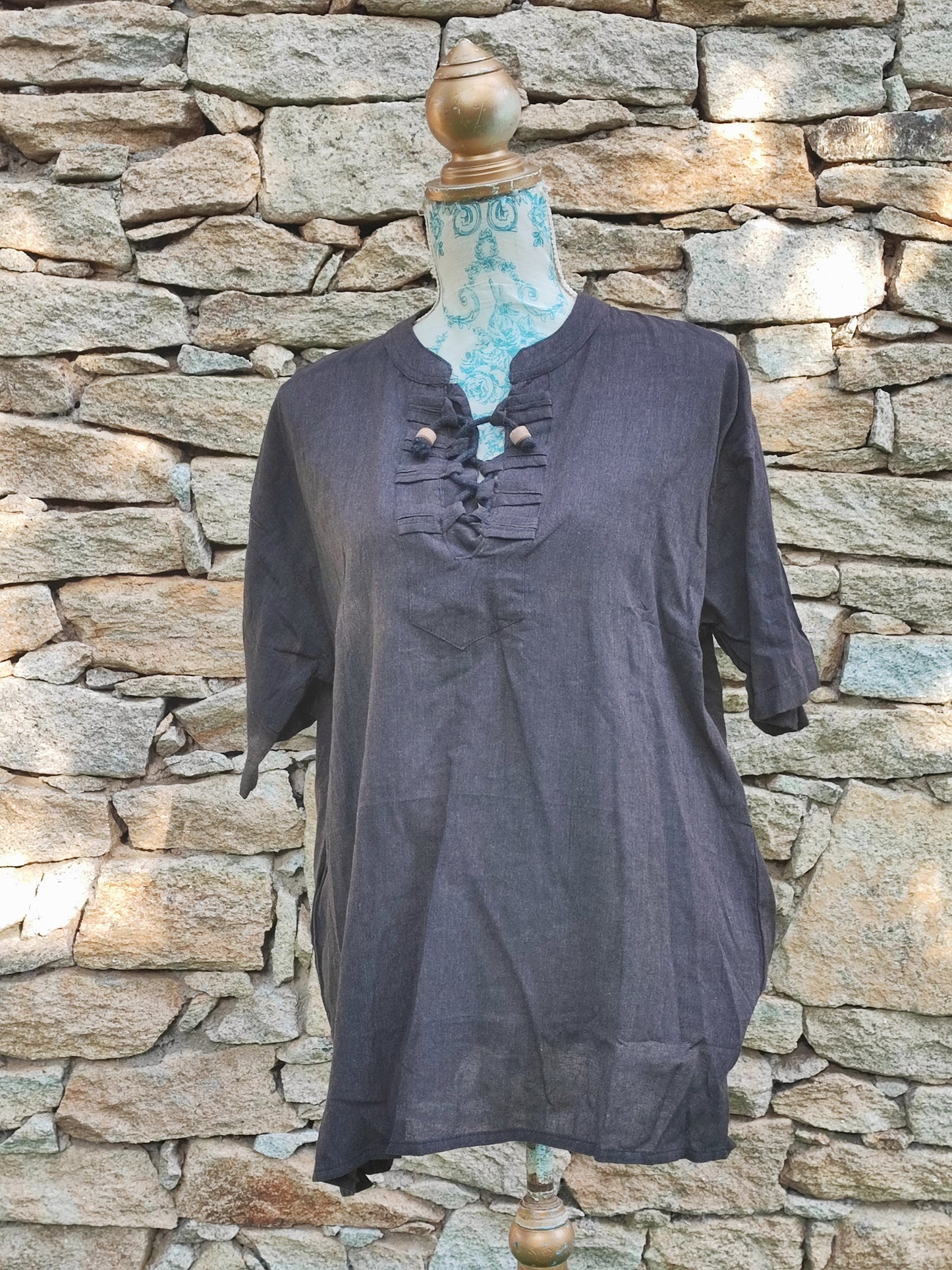 Short sleeve cotton shirt L/XL