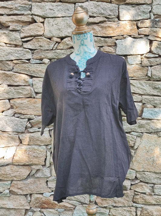 Short sleeve cotton shirt L/XL