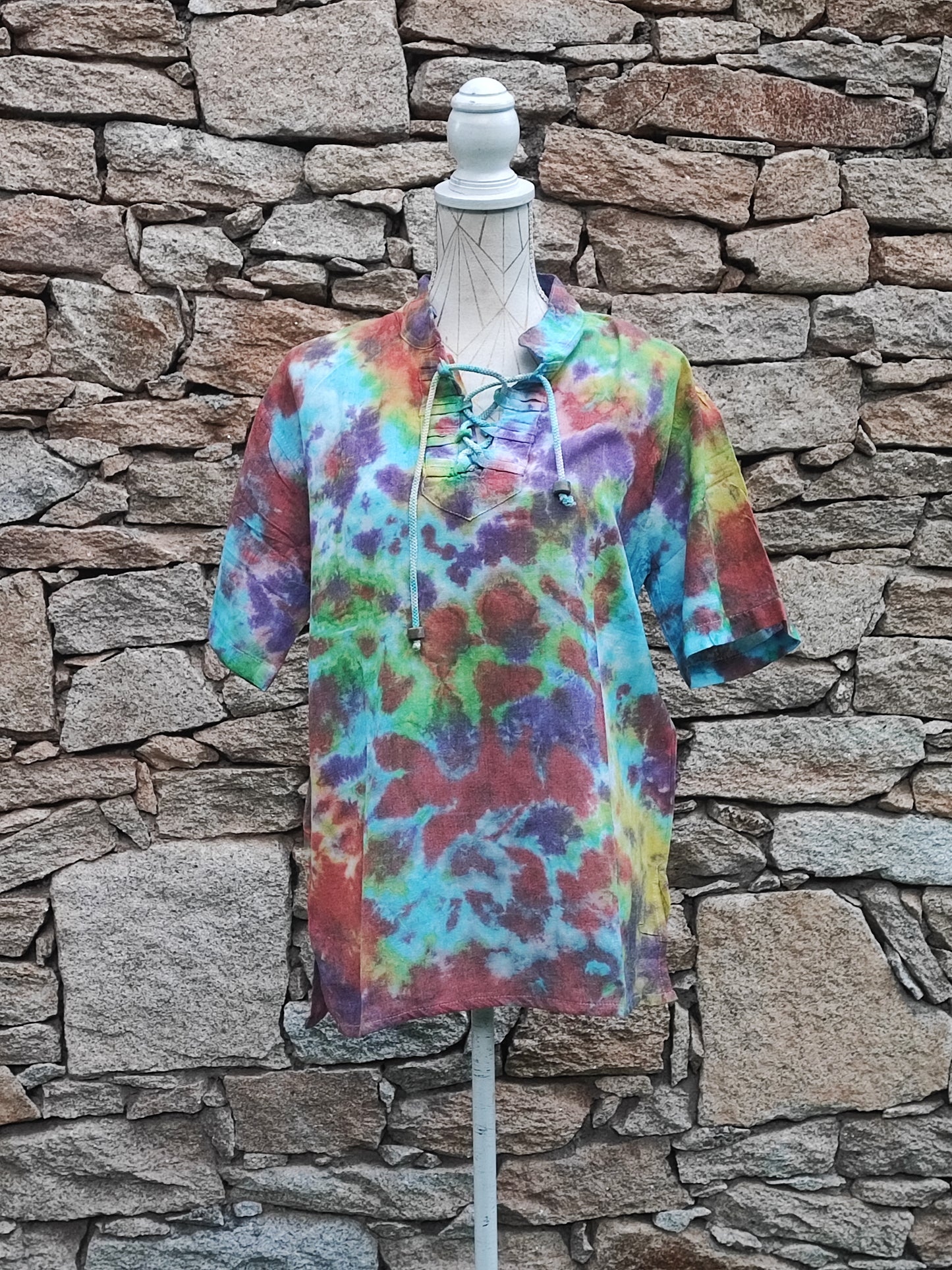 Short sleeve cotton shirt M