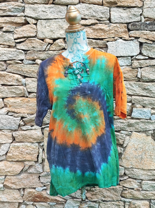 Short sleeve cotton shirt L