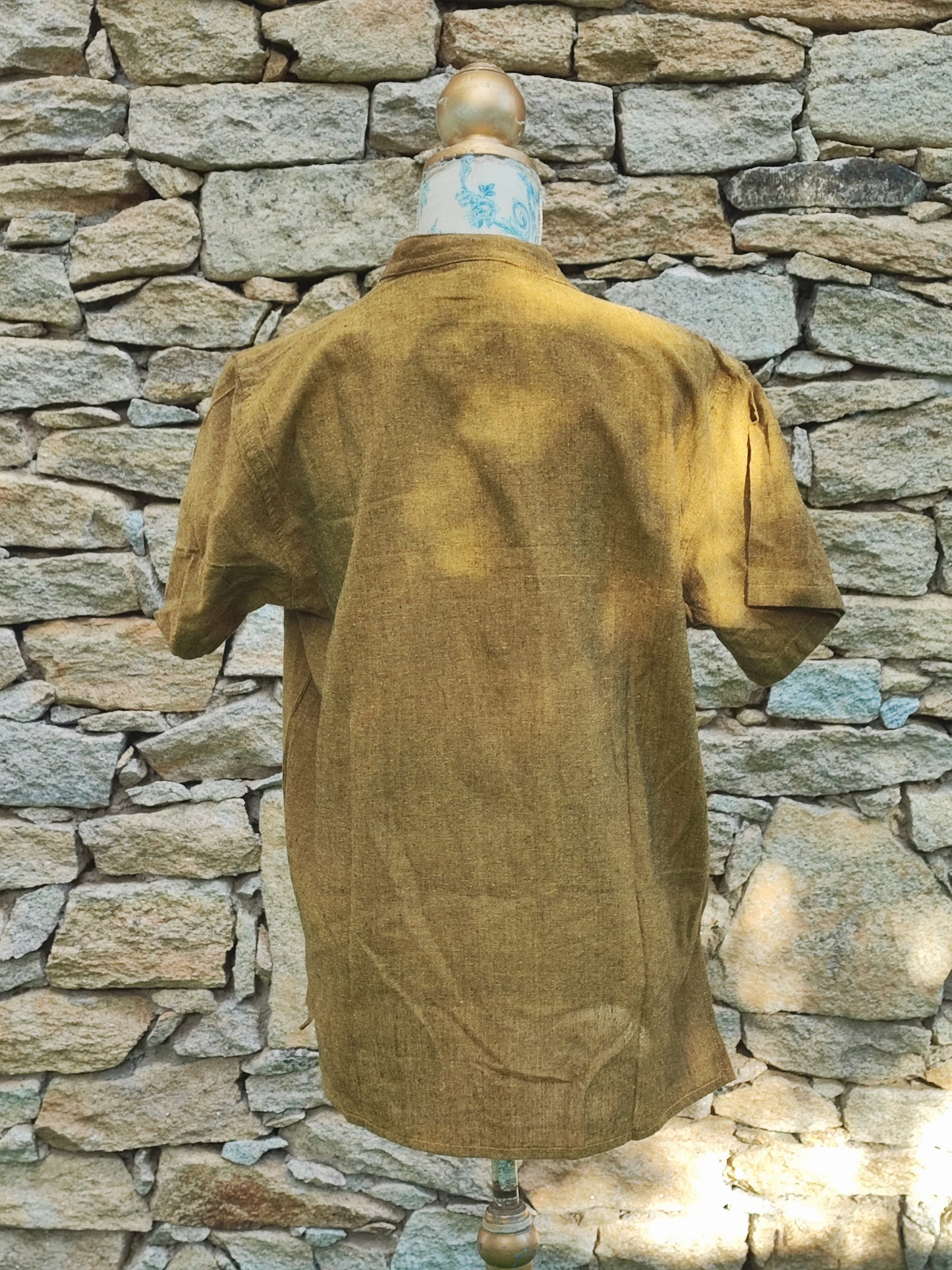 Short sleeve cotton shirt M