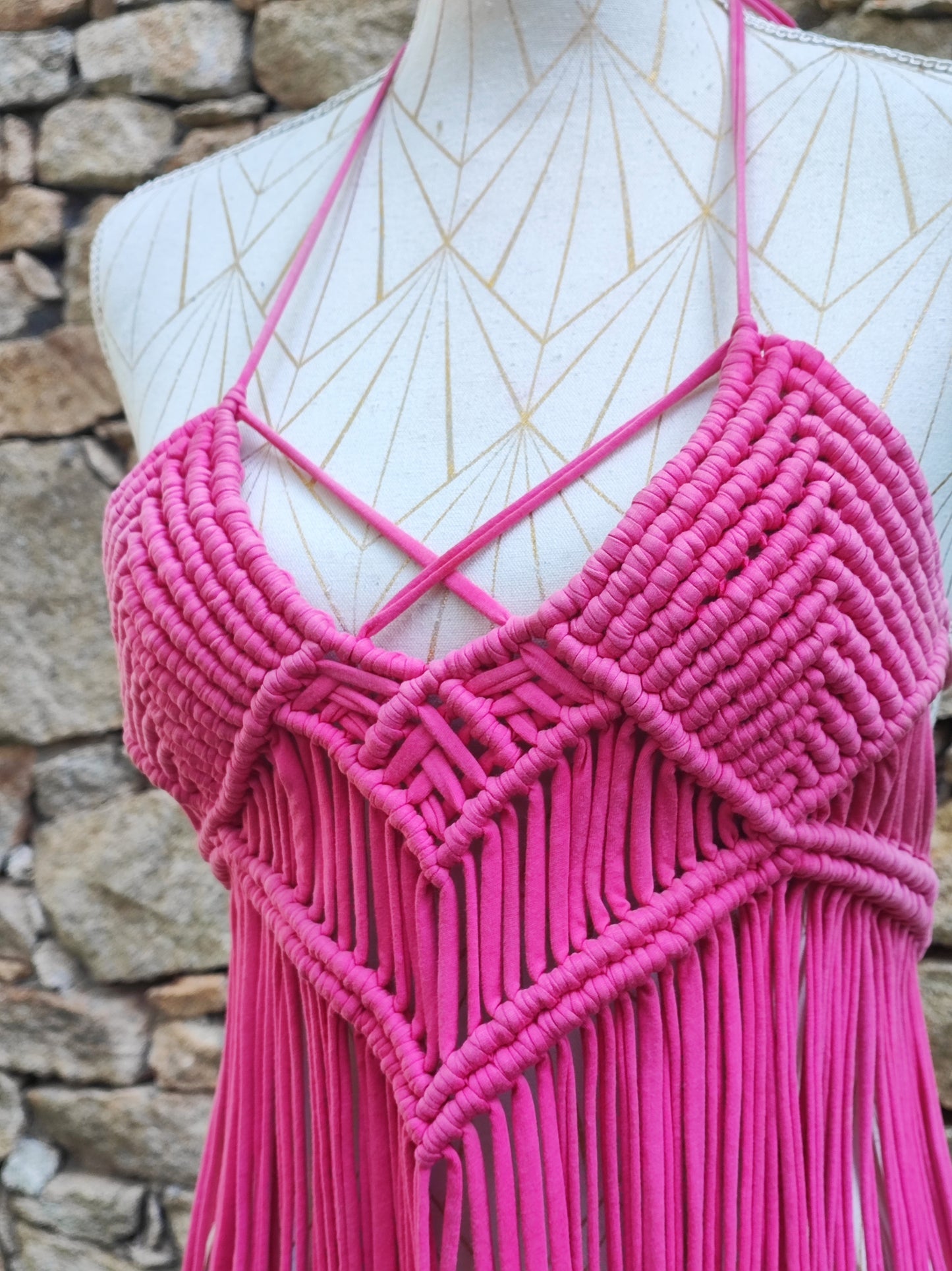 My heart - Macramé dress