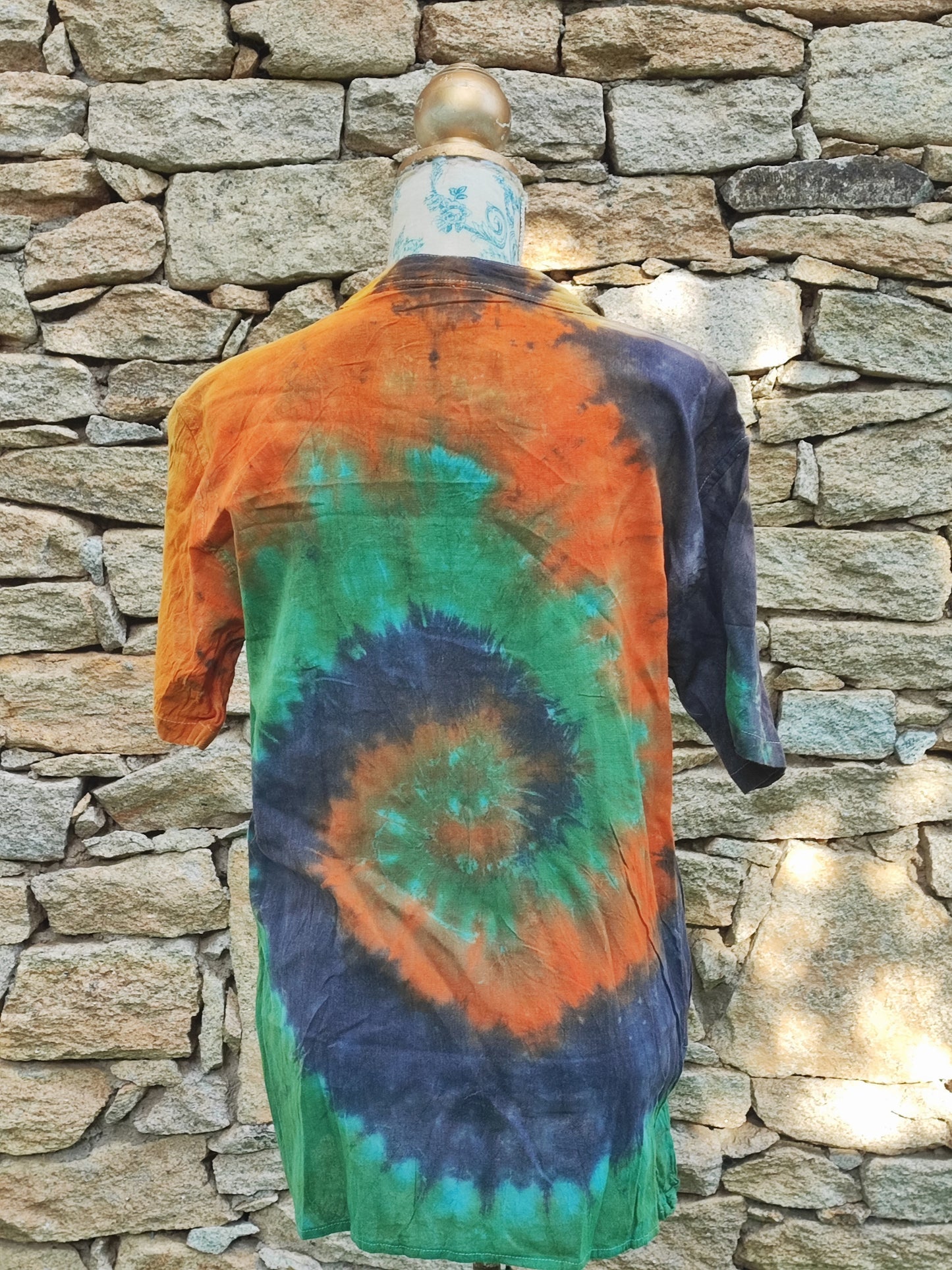 Short sleeve cotton shirt L