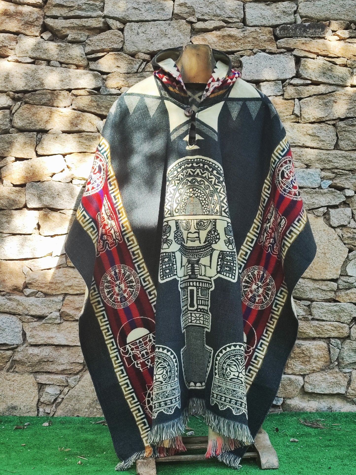 Alpaca wool Poncho