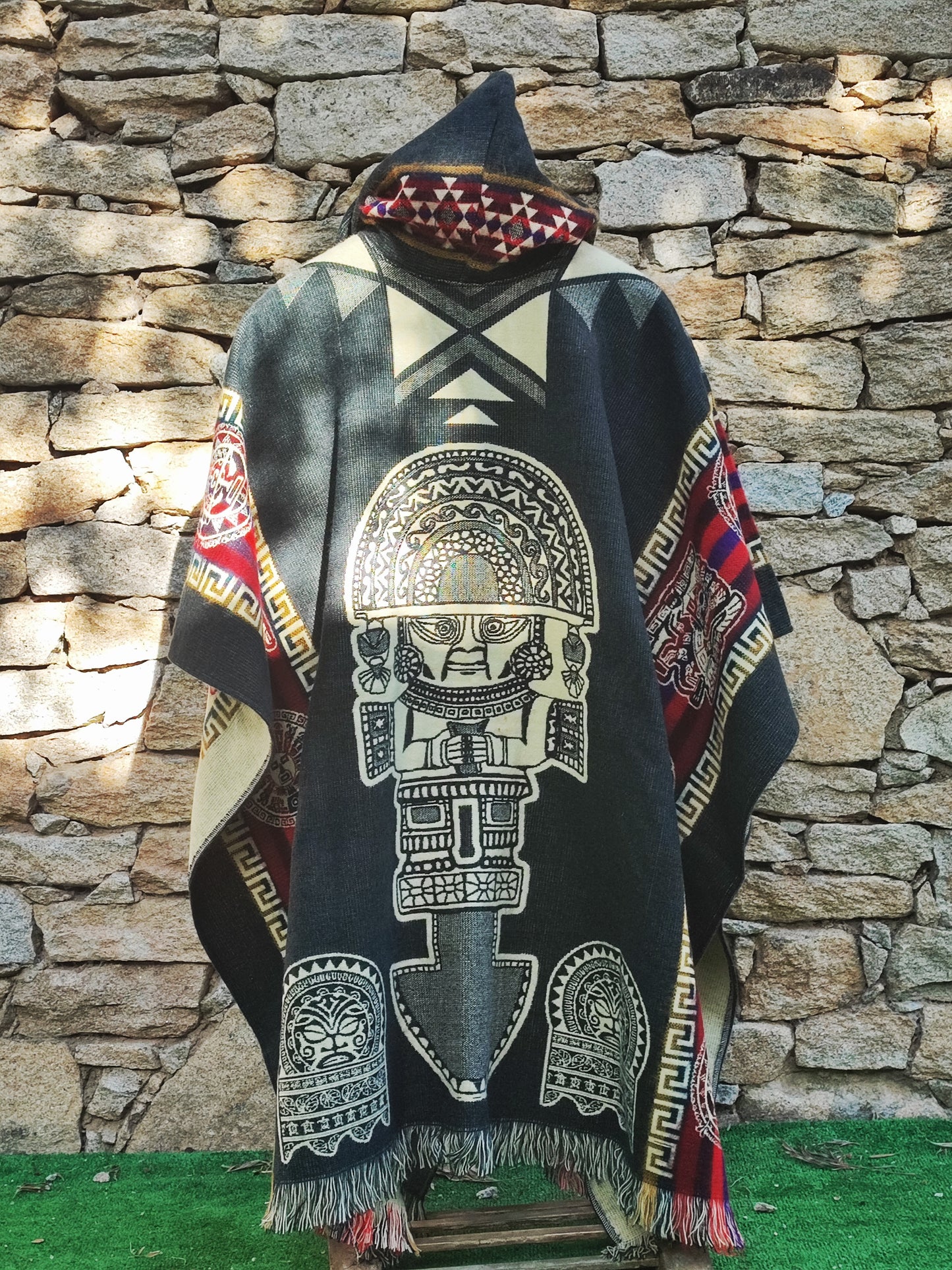 Alpaca wool Poncho