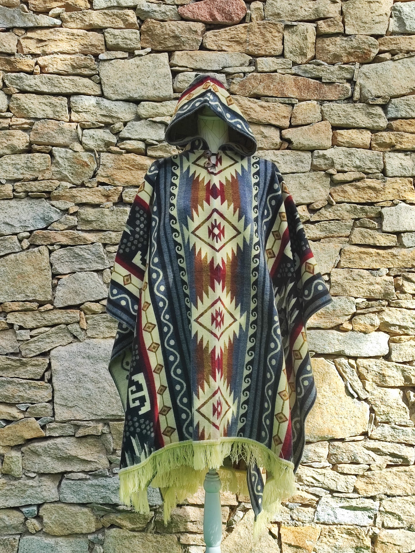 Alpaca wool Poncho