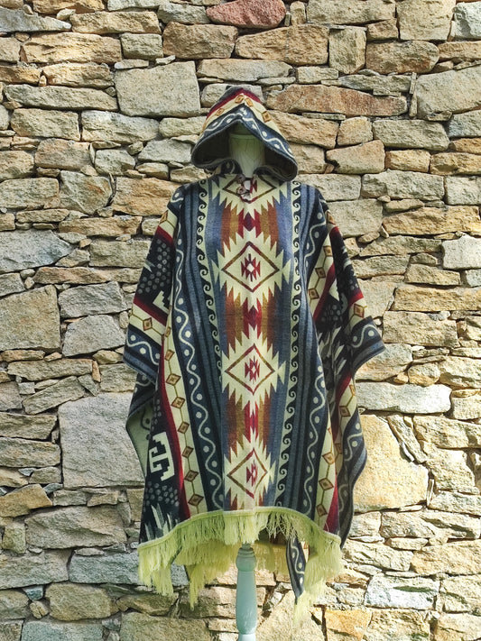 Alpaca wool Poncho