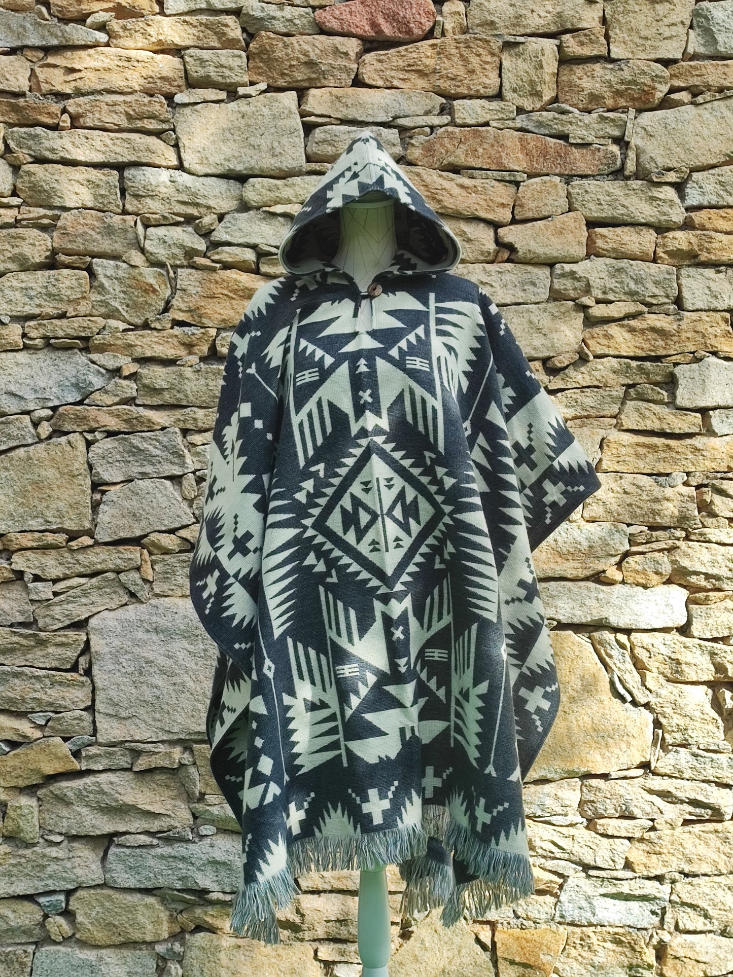 Alpaca wool Poncho