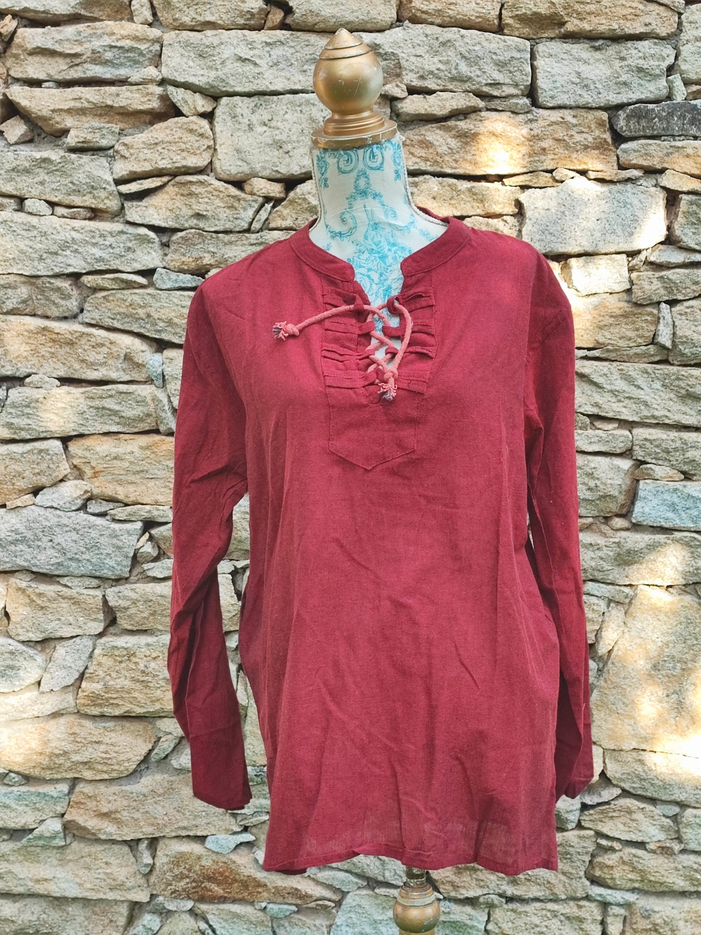 Long sleeve cotton shirt L