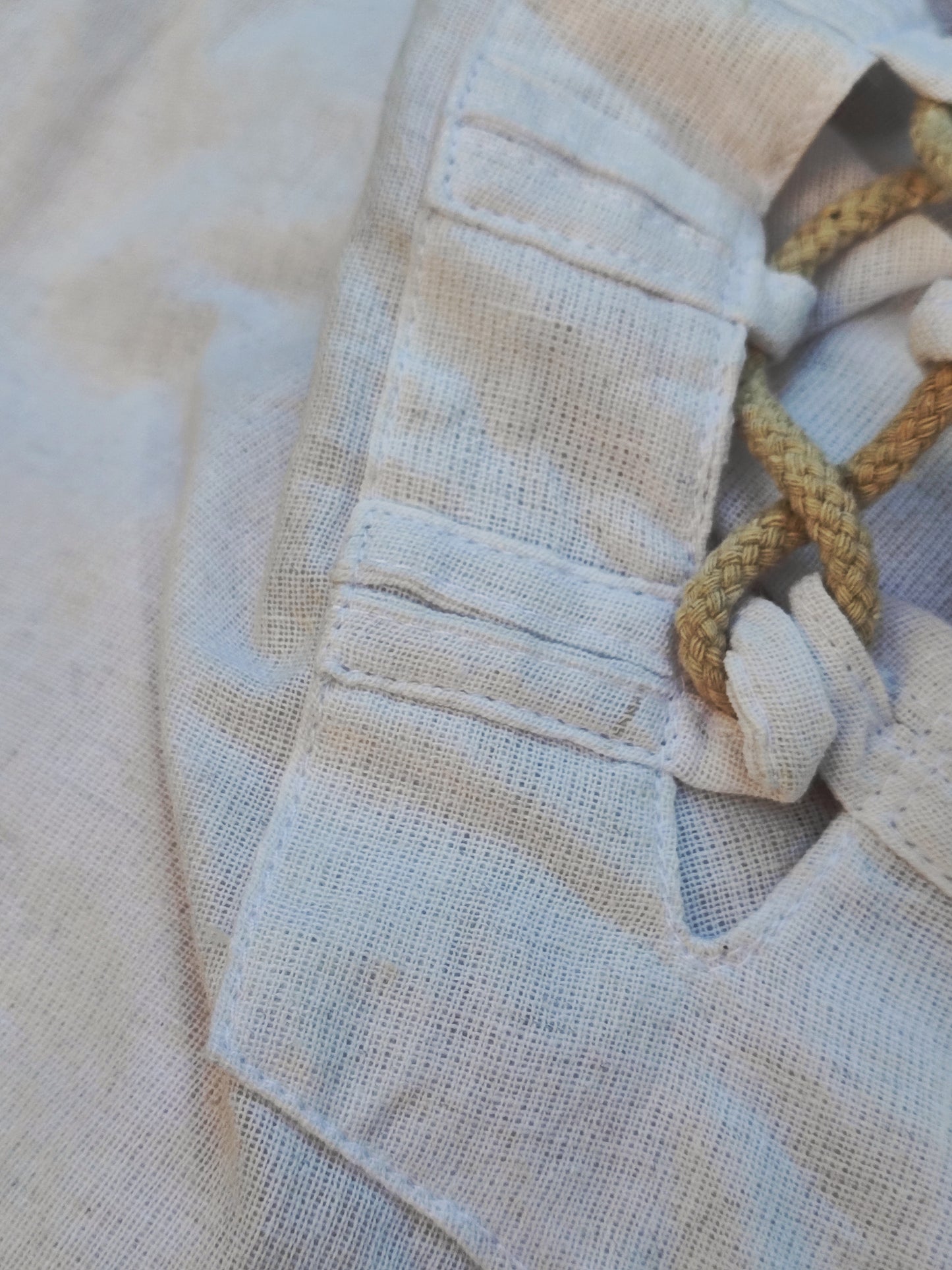 Short sleeve cotton shirt L