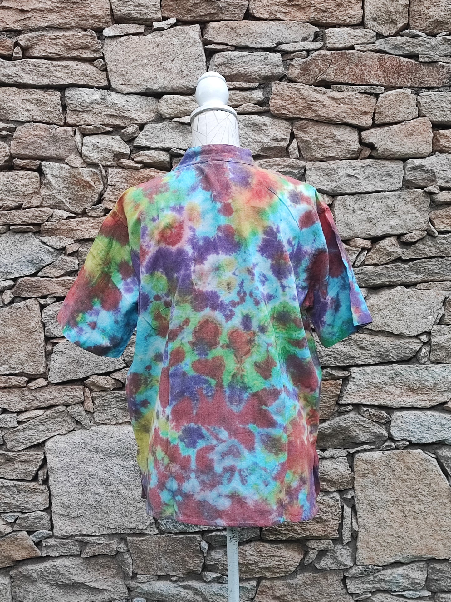 Short sleeve cotton shirt M