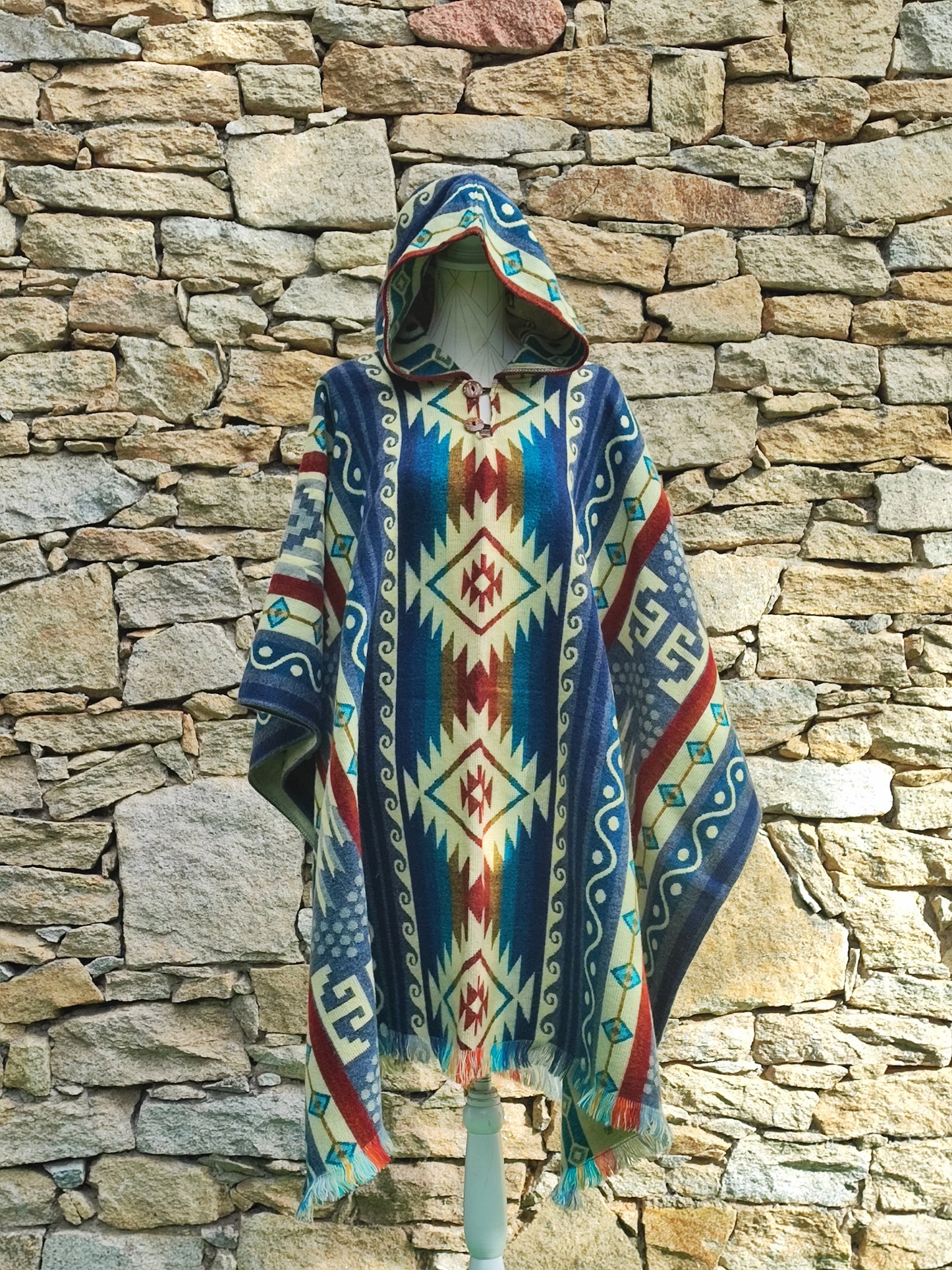 Alpaca wool Poncho