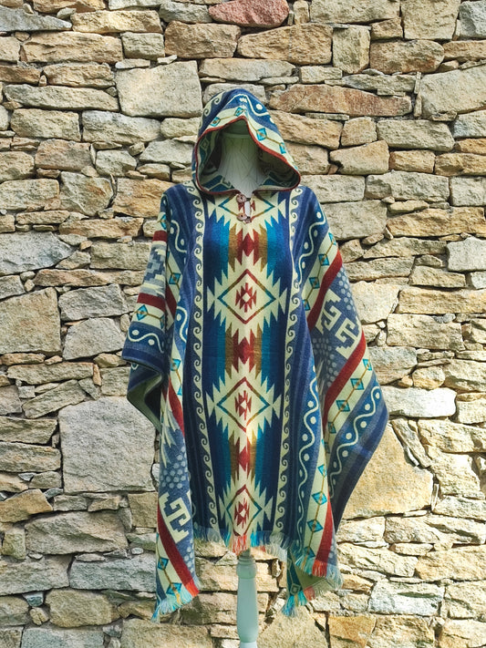 Alpaca wool Poncho