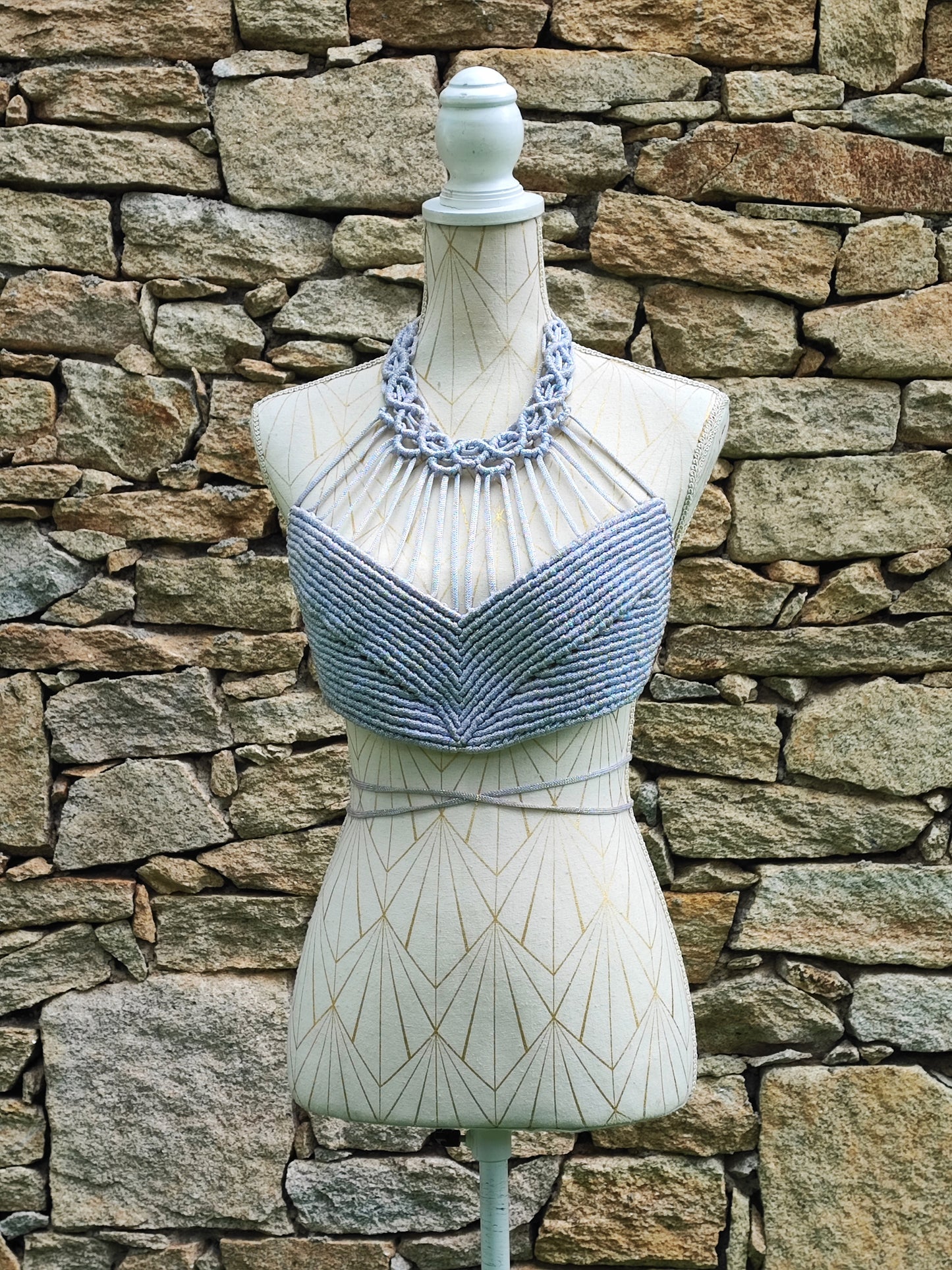 Wonder Woman - Macramé top