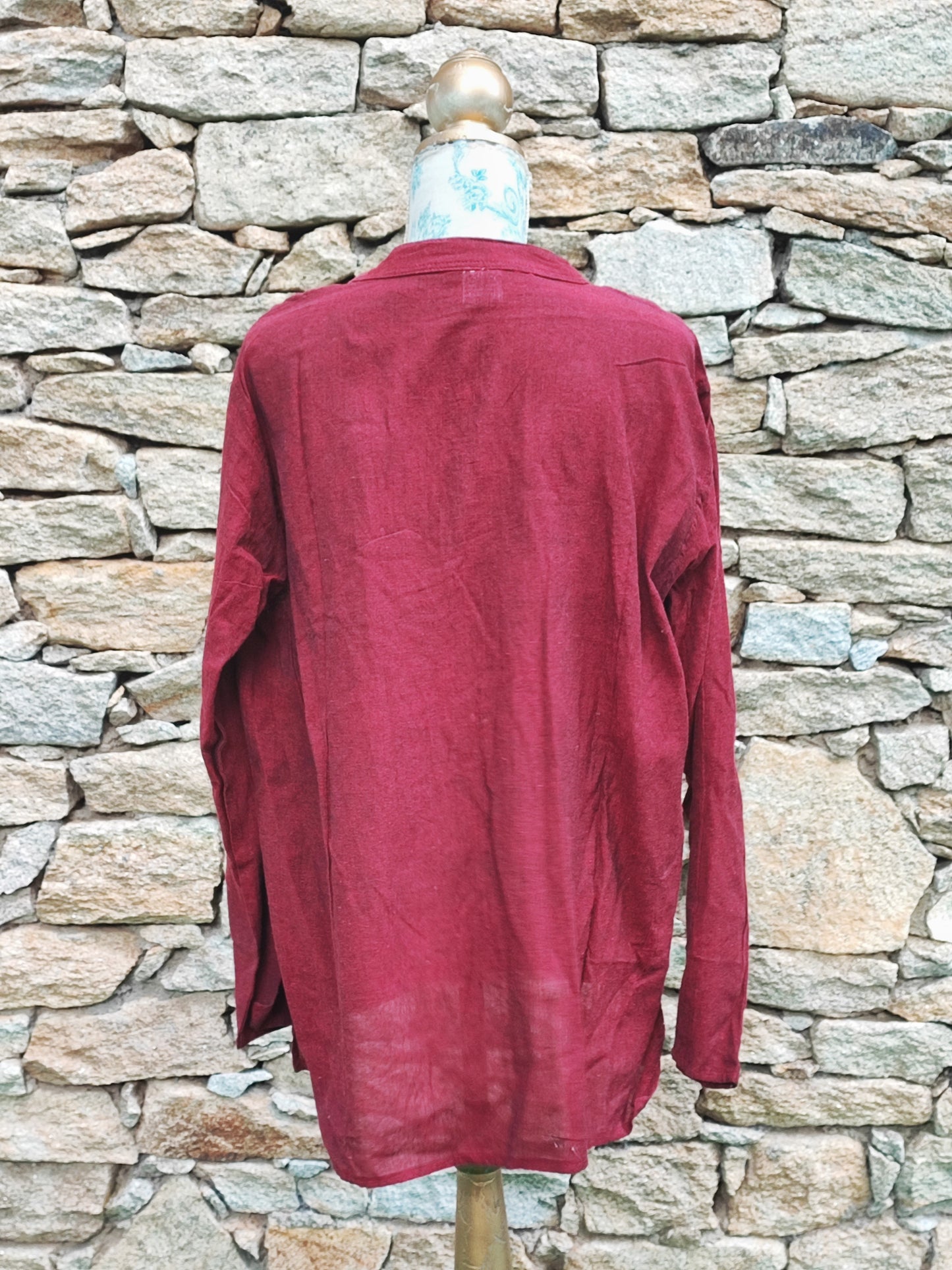 Long sleeve cotton shirt L